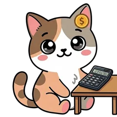 Dui holding a calculator